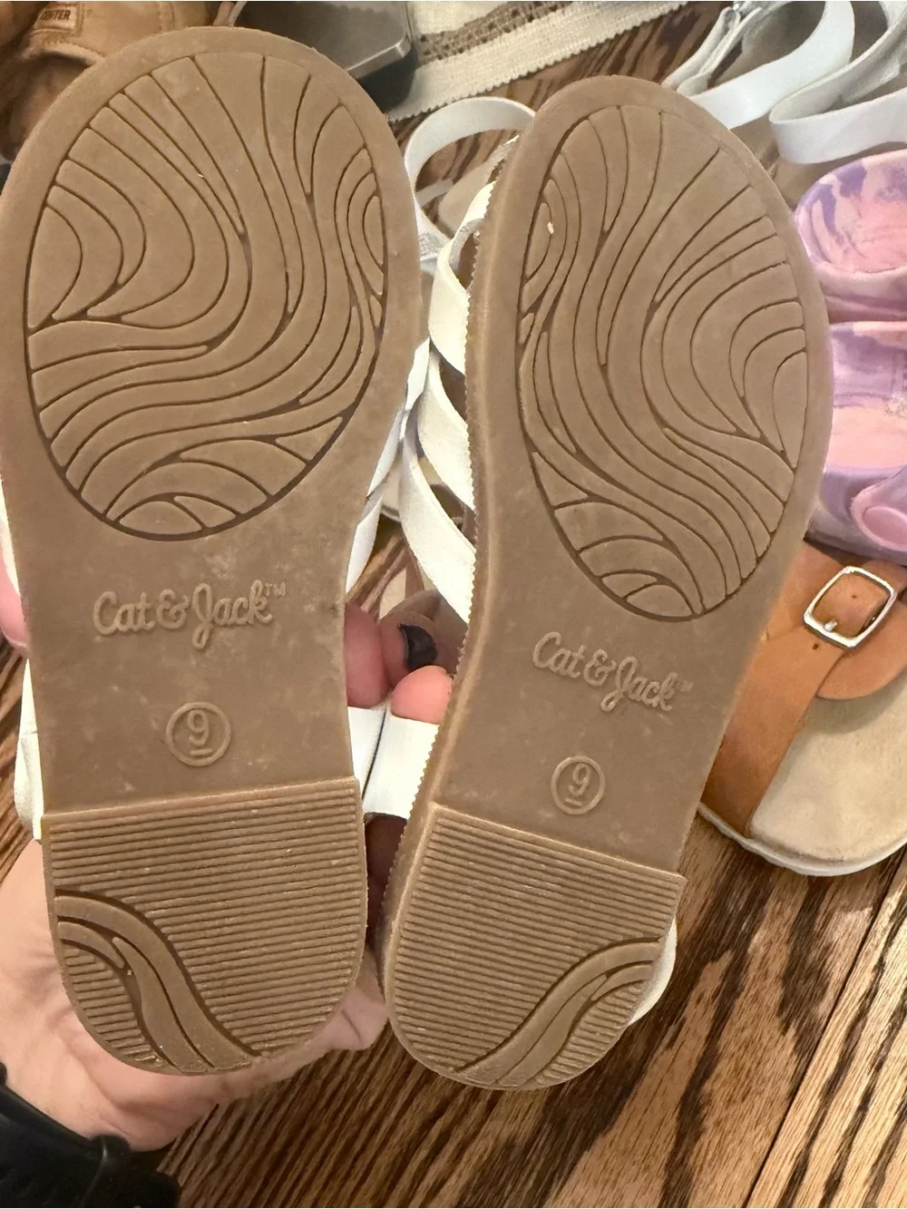 Cat and Jack & Berkley Jensen Bundle of Toddler Girl Sandals Size 9 Toddler